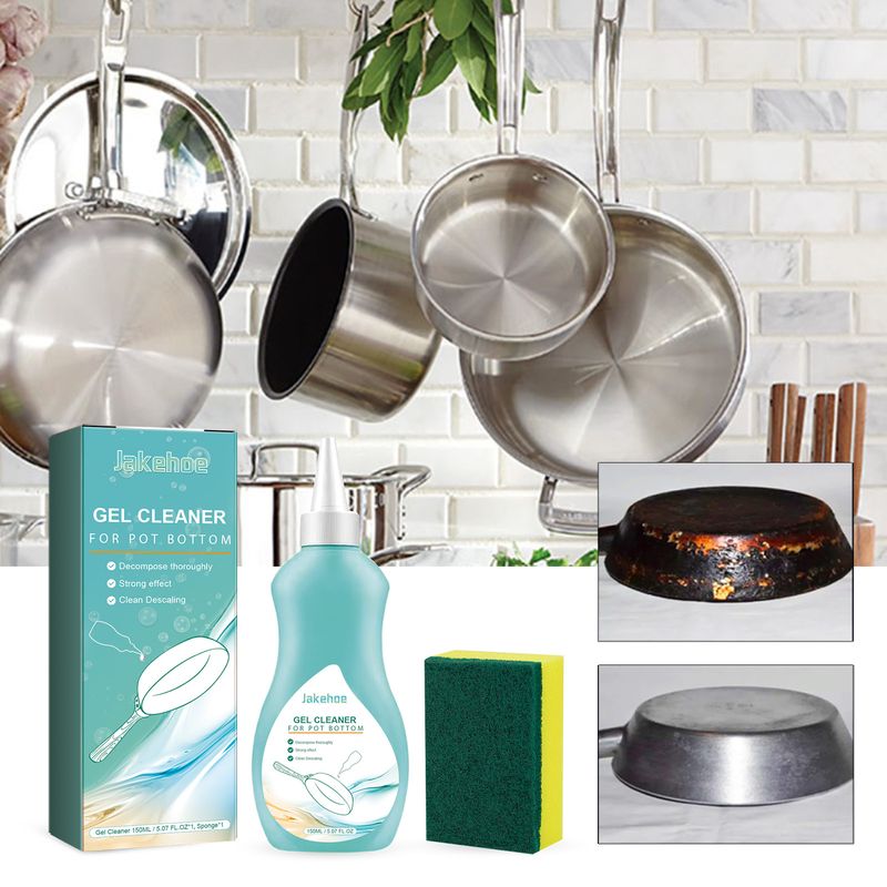 Jakehoe Gel Cleaner For Pot Bottom, Kitchen Cooktop With Cleaning Oil Stains And Rust Remover_voghion.com