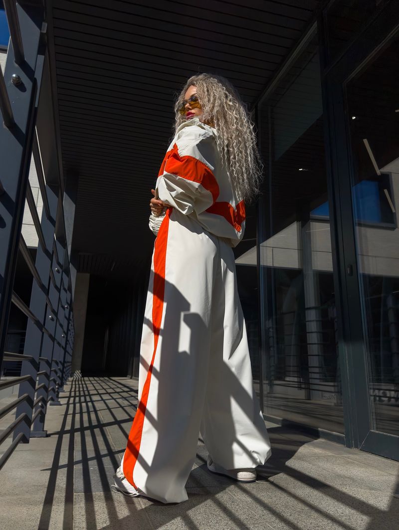 Lässiges Streetwear-Set mit langärmligem Farbblock-Hoodie und Hose für Damen – trendiges zweiteiliges Outfit für den Herbst_voghion.com