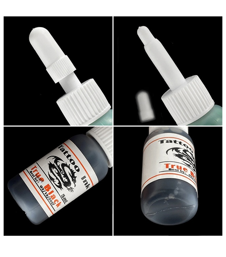 Motorstift-Schwarzbox, Sechs-Farben-Set, Übungszubehör, wunderschöne europäische Tätowierausrüstung_voghion.com