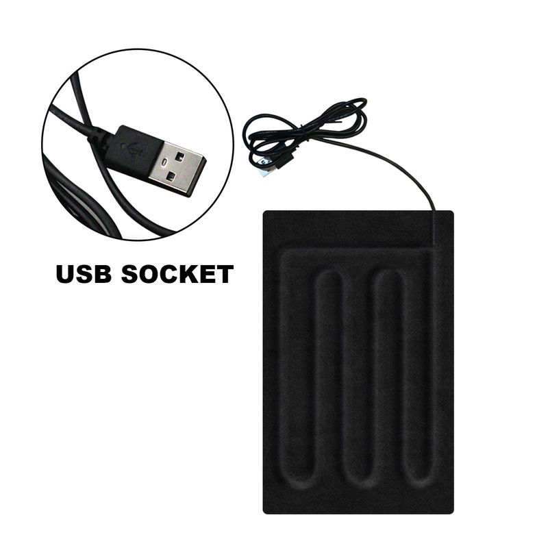 Coussinets chauffants USB en pâte chaude, coussin chauffant rapide en fibre de carbone, coussin chauffant sûr pour vêtements, gilet, veste, chaussures, chaussettes_voghion.com