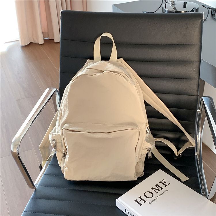 Lightweight, Large-capacity Nylon Backpack For Women, Designed Specifically For Solo Travel Double Shoulder Straps Casual Style_voghion.com