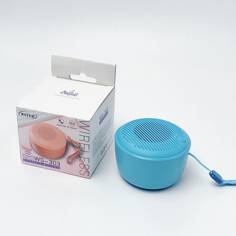 WS-303 New Mini Wireless Bluetooth Speaker Outdoor Portable Large Volume Creative Small Audio Gift_voghion.com