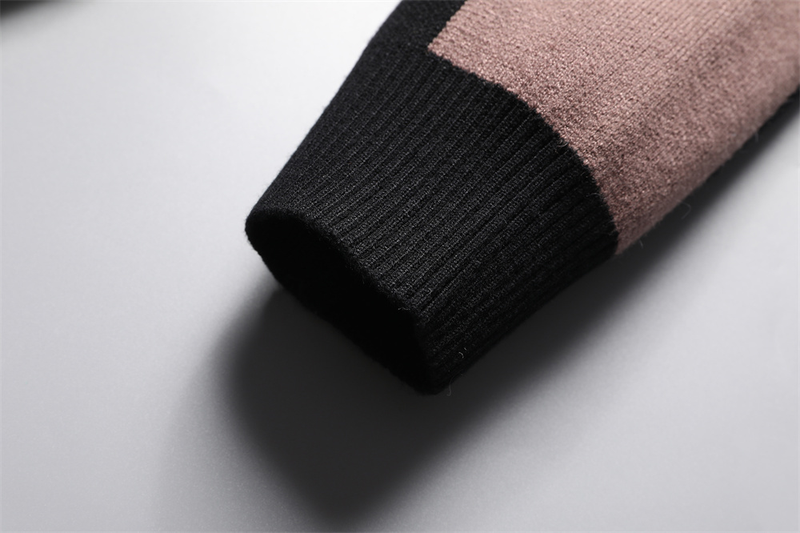 C 2023 Kapesní Muži Cardigan Móda Značka Podzim Zima Návrhář Cardigan Velká velikost Anglie Styl Spliced Color Cardi_voghion.com