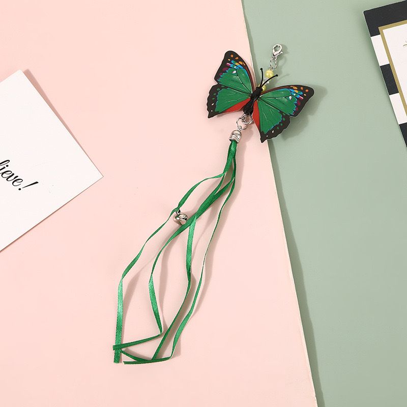 Colorful Butterfly Streamer Teaser Wand Replacement Head New Cat Toy Attracting Cats Interactive Pet Supplies_voghion.com