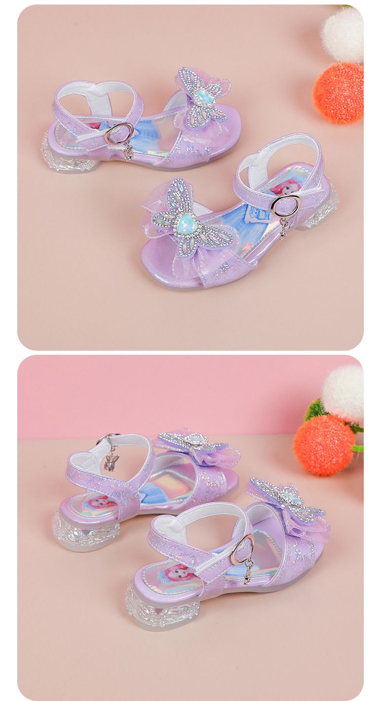 2024 Sommer Neue Sandalen, Elegante und Vielseitige, Kleine mit Weichen Sohlen, Prinzessin Mädchen Schuhe_voghion.com