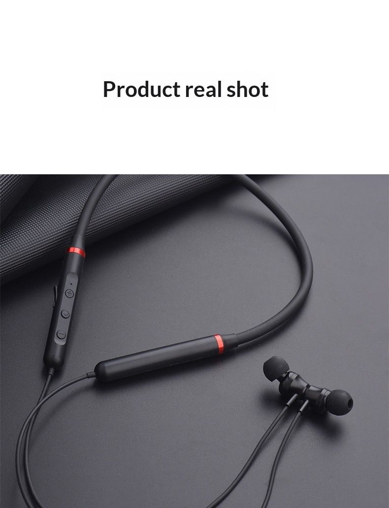 Słuchawki douszne NeoGear z silikonową opaską na szyję, podwójne słuchawki do biegania, długa żywotność baterii, muzyka, połączenia, inteligentny Bluetooth_voghion.com