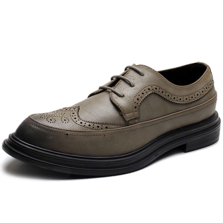 Nuove scarpe da uomo in pelle a punta, stile casual coreano, stile business formale, stile britannico, primavera estate_voghion.com