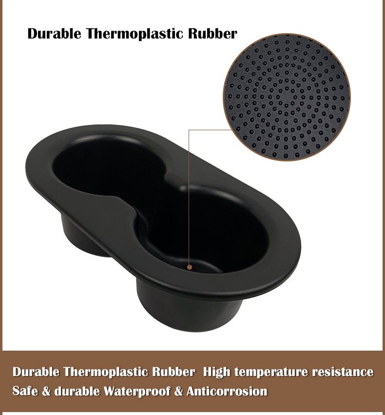 Lämplig för Ram2002 2016 mugghållare i baksätet, bilens baksäte, förvaring av dryckesmuggar_voghion.com