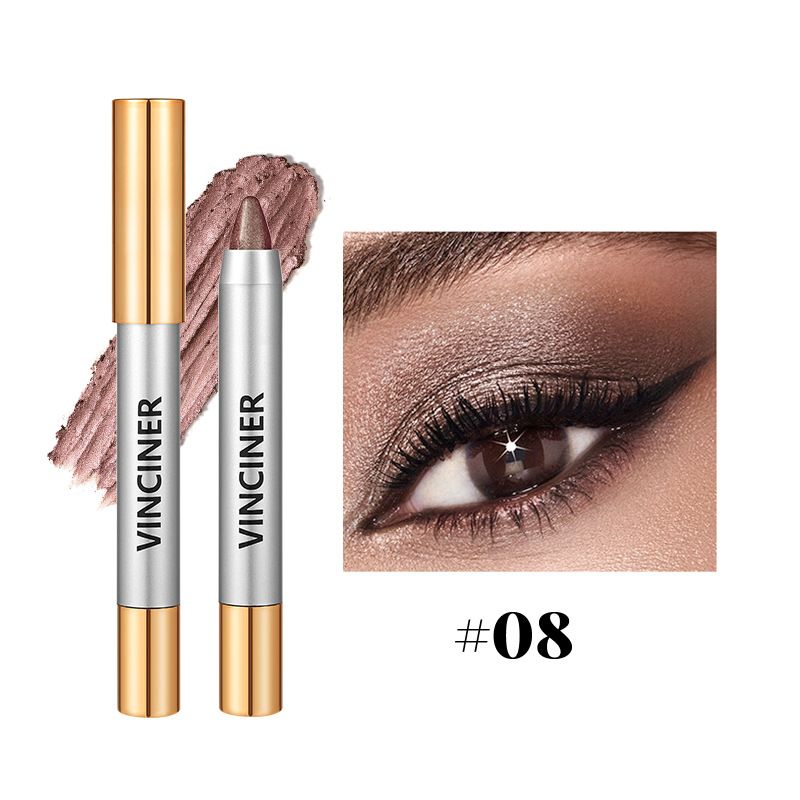 VINCINER Eyeshadow Waterproof Natural Long-lasting Smudge Matte Highlight Stick Multi-functional Makeup_voghion.com