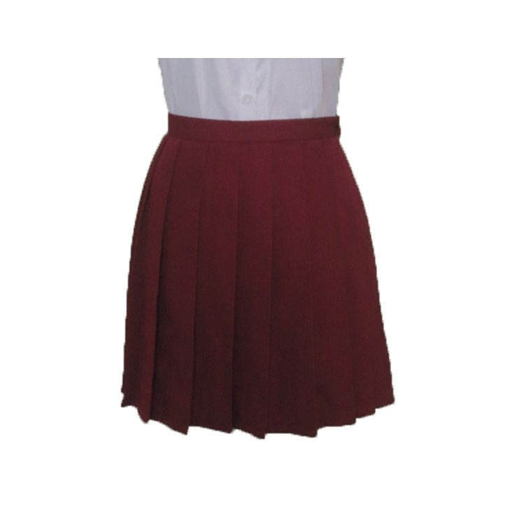 Abito plissettato preppy Abito uniforme JK Abito a vita alta per studenti_voghion.com