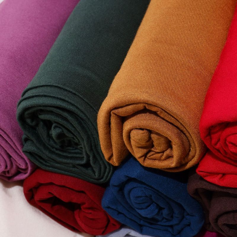 Malay Modal Head Wrap Convenient Scarf Monochrome Mercerized Cotton Jersey Headscarf Soft Shawl Fashionable Long Scarf_voghion.com