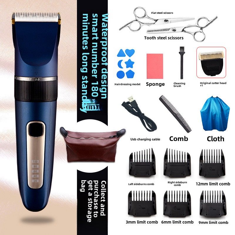 Hoerklipper, Fader, elektresche Push fir Hoer ze schneiden, Hoerraséieren, elektresche Push-Kapp, Raséierapparat, Haushaltsgeschir, Är eege Hoer schneiden, Hoerklipper._voghion.com