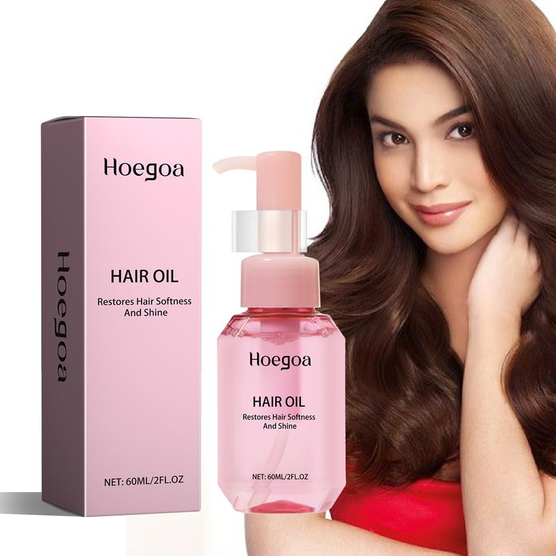 Hoegoa Smoothes Hair, Fluffy And Beautiful Hair Care Essence Oil_voghion.com
