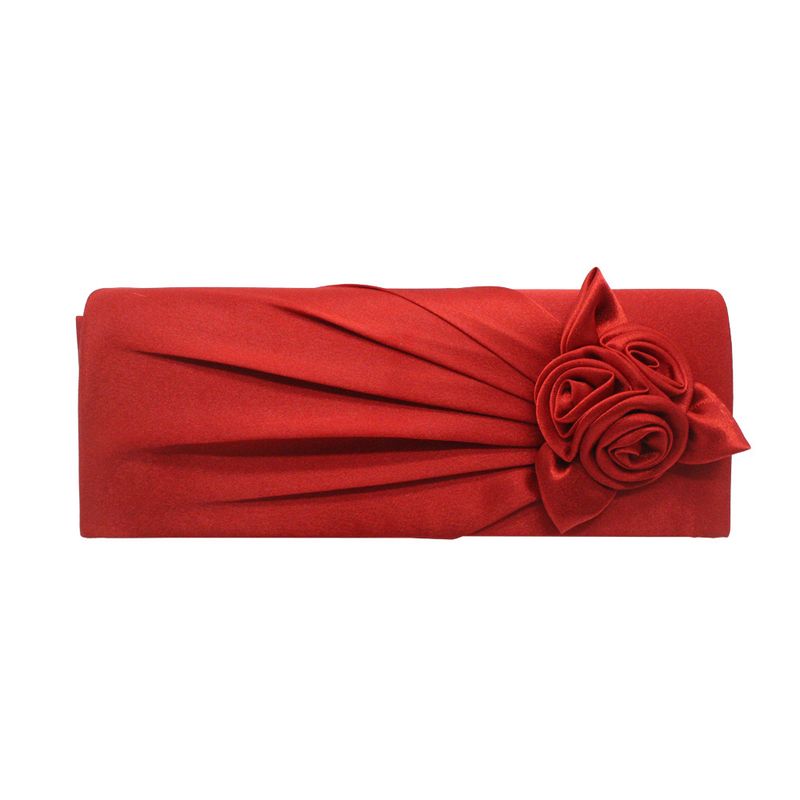 Borsa a tracolla da donna con catena e motivo a rose, regalo da sera, alla moda, con fondo rotondo 107_voghion.com