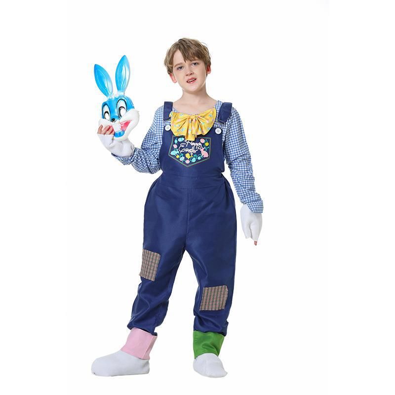 Nuevo disfraz de conejito de Halloween para niños y hombres, conjunto de disfraz de actuación de cosplay de Pascua_voghion.com
