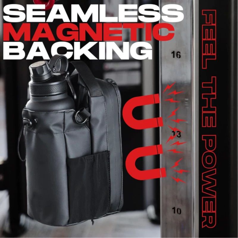 Robusto organizer magnetico in tessuto con 4 magneti - Design moderno e minimalista per soluzioni di archiviazione per la casa e l'ufficio_voghion.com