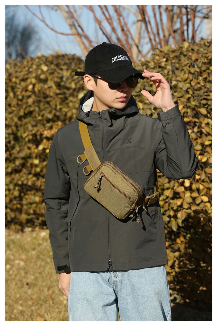 Borsa da jogging da città, alla moda, casual, da donna, in tinta unita, versatile, a tracolla, per sport all'aria aperta, marsupio per cellulare_voghion.com