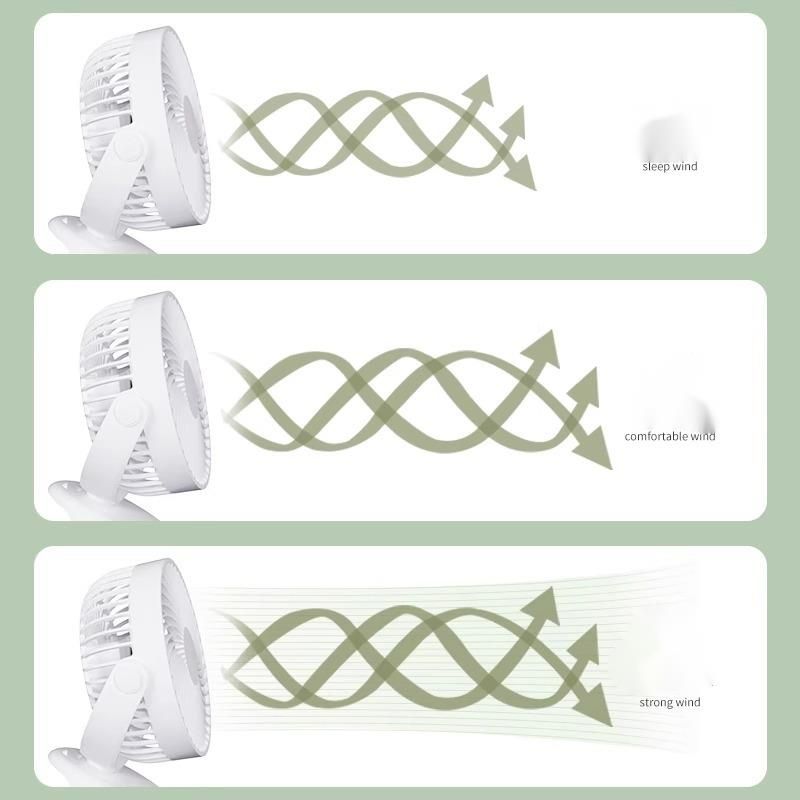 AUX Mini USB Portable Electric For Summer Dormitory Home Office Desk Fan_voghion.com
