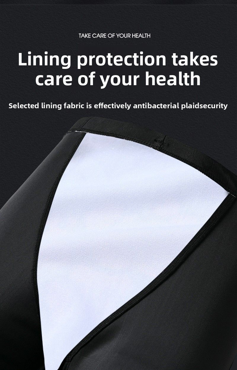 Men's Shark Skin Polyester Swimwear Swim Trunks Five-Point Shorts Quick-Dry Anti-Embarrassment Loose Fit Plus_voghion.com