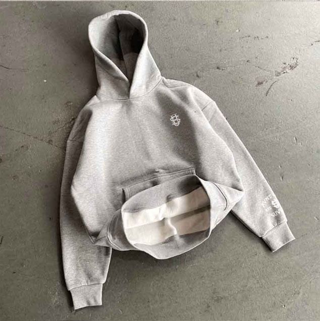 Felpa con cappuccio Y2K da uomo, nuova marca di moda transfrontaliera, con lettere tridimensionali di perle, marchio di moda_voghion.com