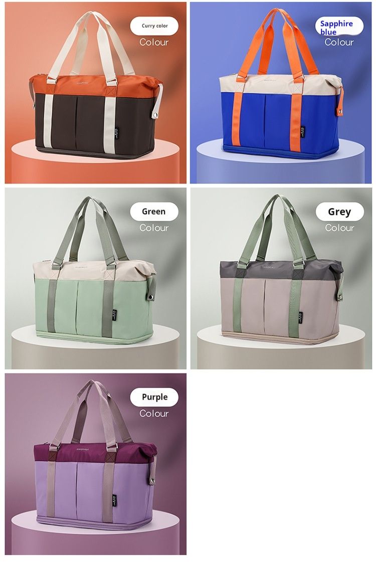 Travel bag, lightweight and ready for delivery bag, outdoor short distance hand-held bag, large capacity fitness bag, lightweight and simple yoga bag_voghion.com