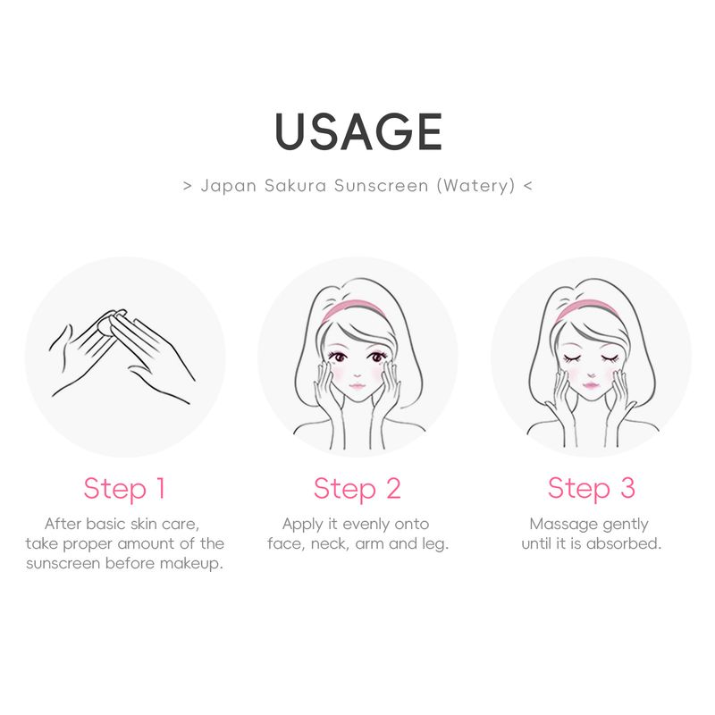 LAIKOU Sakura Sunscreen Moisturizing Version Of The Base Cream 50g Moisturizing Skin Care Products_voghion.com