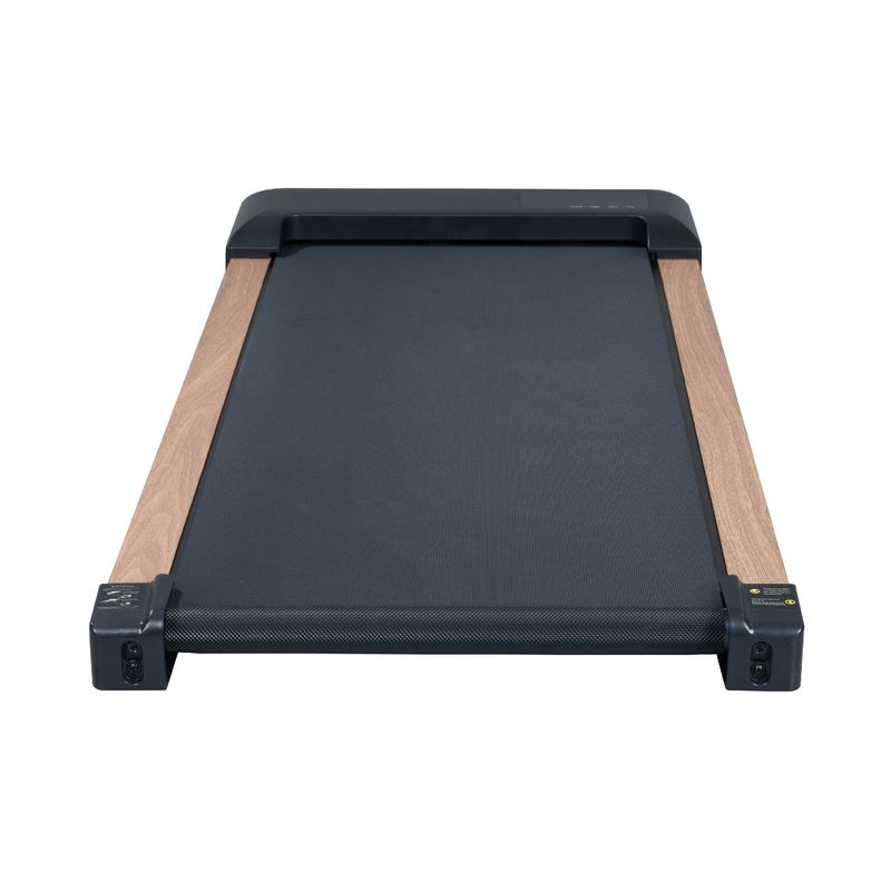 2.25HP Under Desk Treadmill, Portable Wood Walking Pad For Home & Office, Compact Running & Walking Machine With Remote Control, LED Display, Black_voghion.com