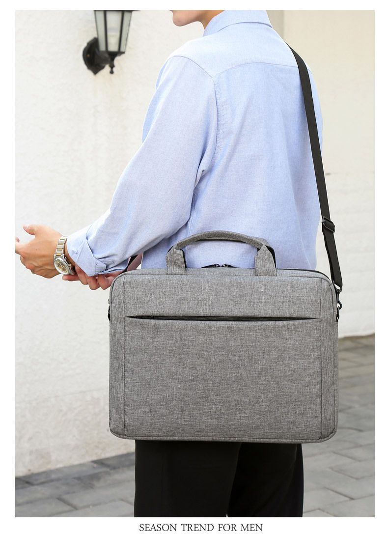 Laptop Oxford cloth shoulder crossbody bag Business handbag briefcase_voghion.com