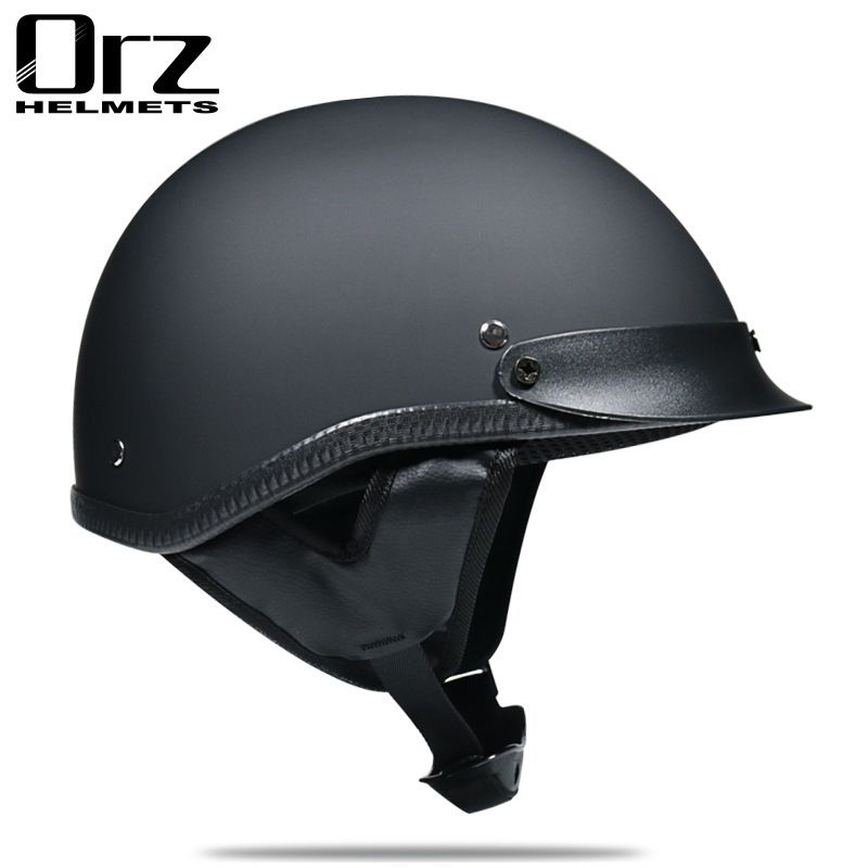 Helm zomerhelm heren motorfiets halve helm pedaal elektrische auto persoonlijkheid retro prins helm straatmode grote maat_voghion.com