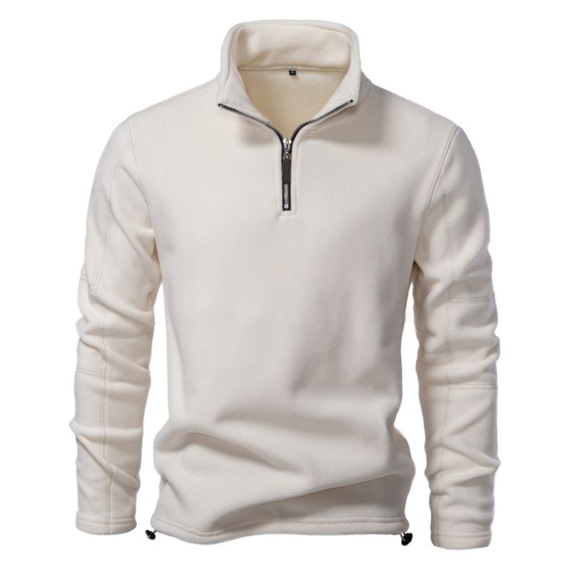 Autumn Winter New Half Zipper Long Sleeve Sweatshirt Trendy And Easiest For Match Men's Top_voghion.com