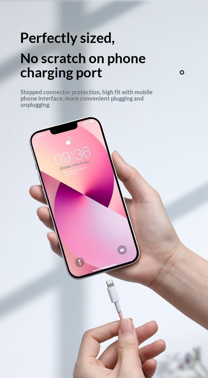 Digitex Suitable For 13 Fast IPhone 11 12/14 Xs Xr Max/8 Mobile Phone Data Car Super Charging Cable_voghion.com