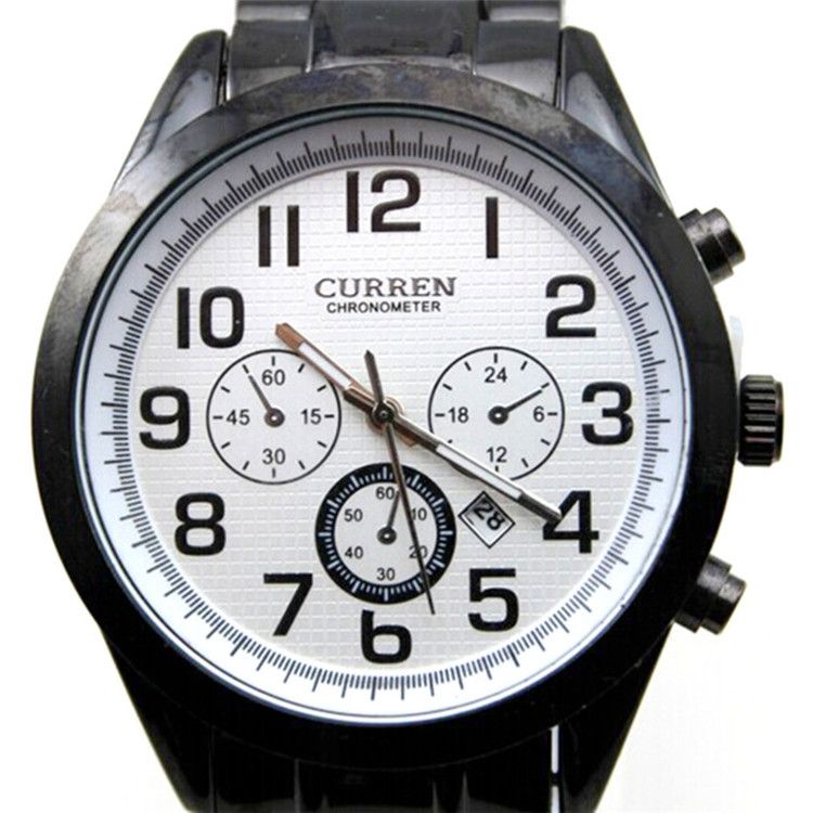 Factory direct sales Carreen curren8050 men's business quartz watch with calendar_voghion.com