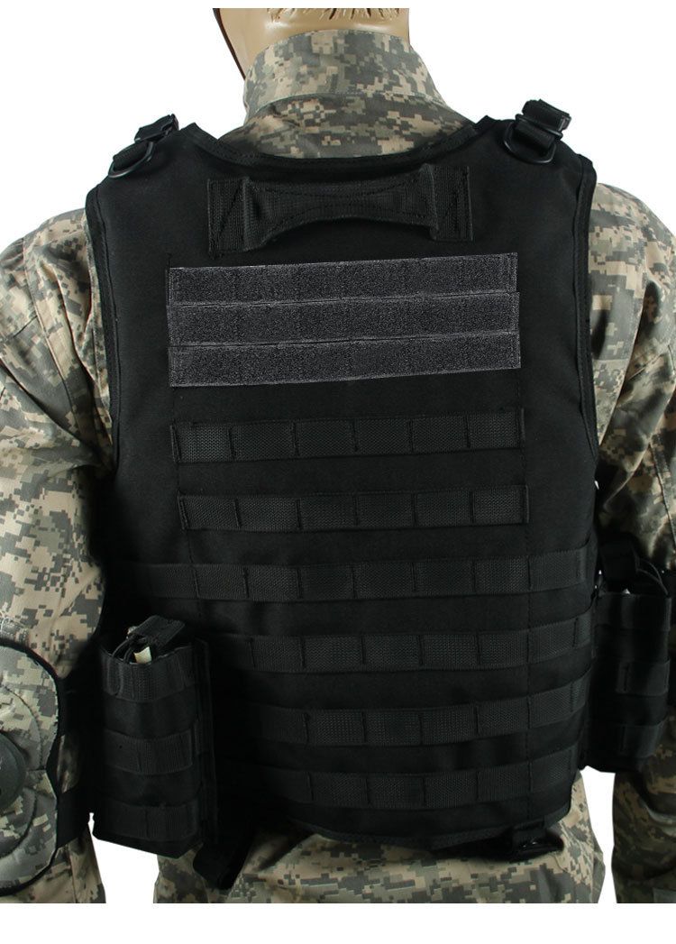 Amphibische Weste für Erwachsene, schnell lösbar, leicht, multifunktional, taktische Weste, stichsichere Platte, kugelsichere Weste, CS, Outdoor, Brustaufhängung_voghion.com