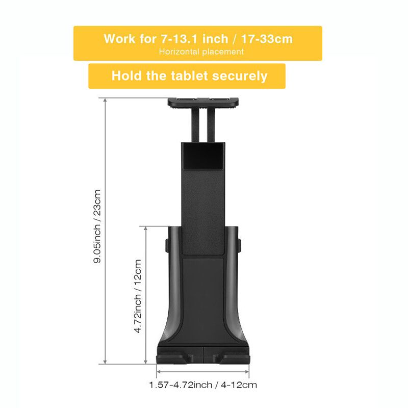 Mikrofonständer Handyhalter Mikrofonhalterung Kleiner Ständer 360° Auto Rücksitz Telefonhalter Mikrofonständer Halterung_voghion.com