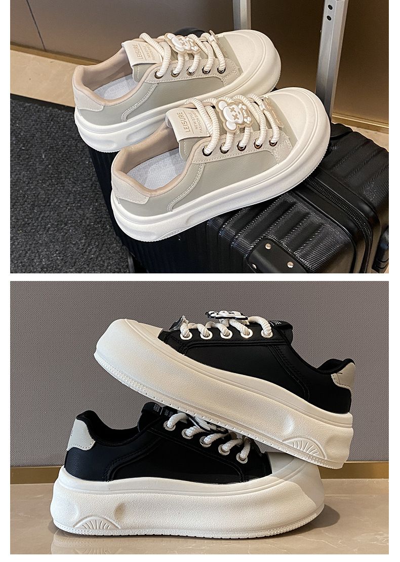 Scarpette bianche per bambini, ragazze, studenti, tempo libero, sport, scarpe da tavola versatili, tiro da strada_voghion.com