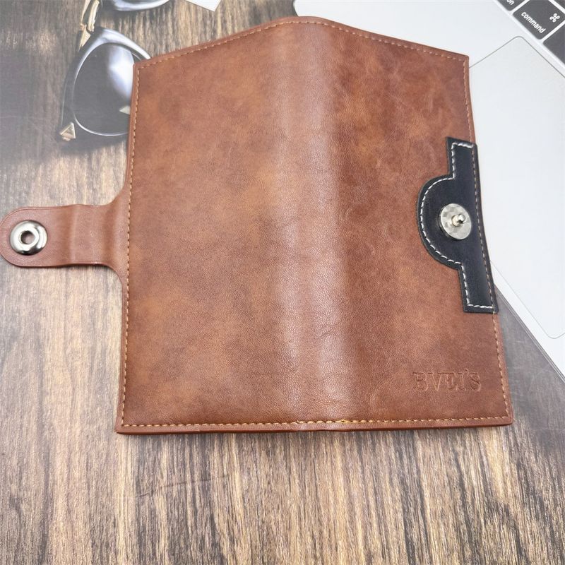 Herren Geldbörse Lang Herren Portemonnaie Multi Card Organizer Kartentasche Anzugtasche Lang West Clip Clutch Bag_voghion.com