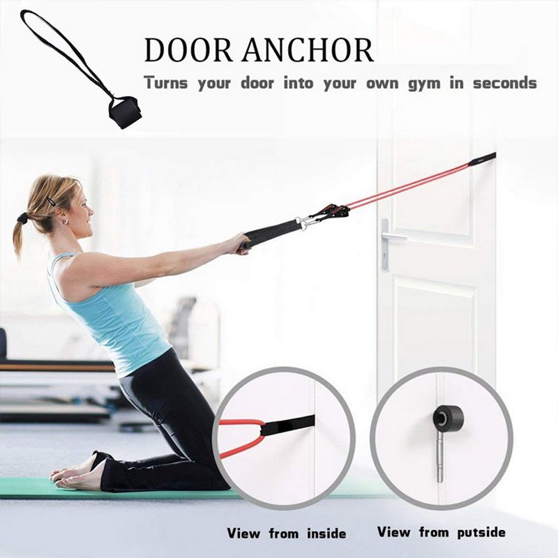 16Pcs Resistance Bands Set Expander Yoga Exercise Fitness Rubber Tubes Band Stretch Training Home Gyms Workout Elastic Pull Rope_voghion.com