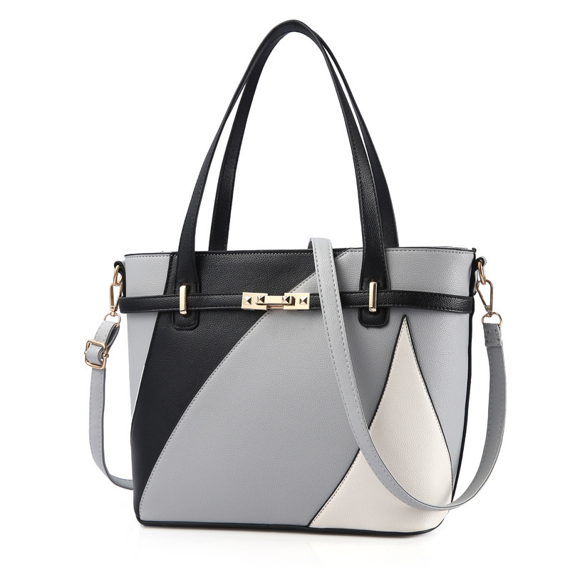 Sac à bandoulière en cuir souple pour femmes, grand seau à la mode, grande capacité, 2024_voghion.com