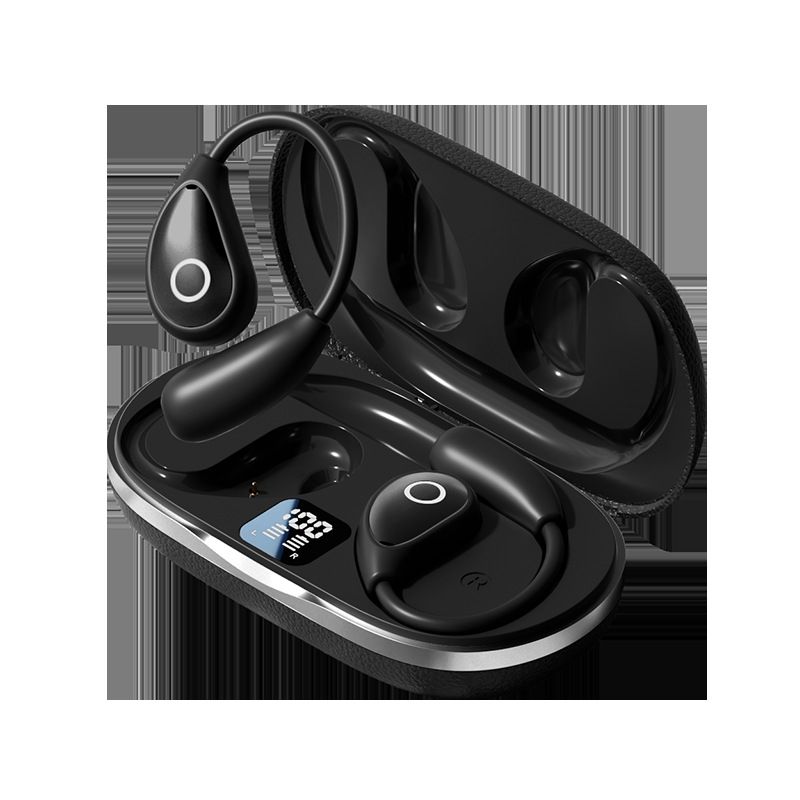 M96 Auricolari Bluetooth wireless con gancio auricolare e touchscreen, batteria a lunga durata, non in-ear, stile sportivo da corsa_voghion.com