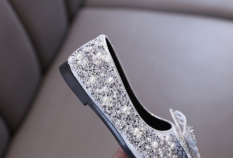 Neu Dame Baby Mädchen Mädchen Prinzessin Diamant Einzelnen Schuh Schuhe Dance_voghion.com