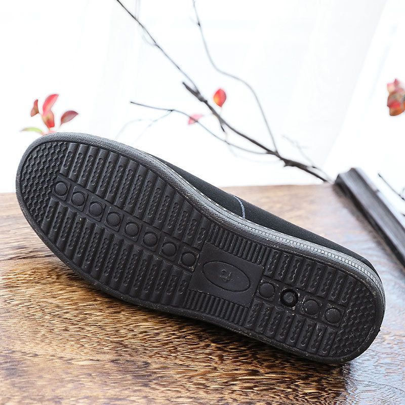 Herrenschuhe Alte Peking-Stoffschuhe Herrenschuhe mit weicher Sohle im chinesischen Stil Retro-Schuhe für Väter mittleren Alters und ältere Menschen Tang-Anzug Hanfu-Schuhe mit Stickerei_voghion.com