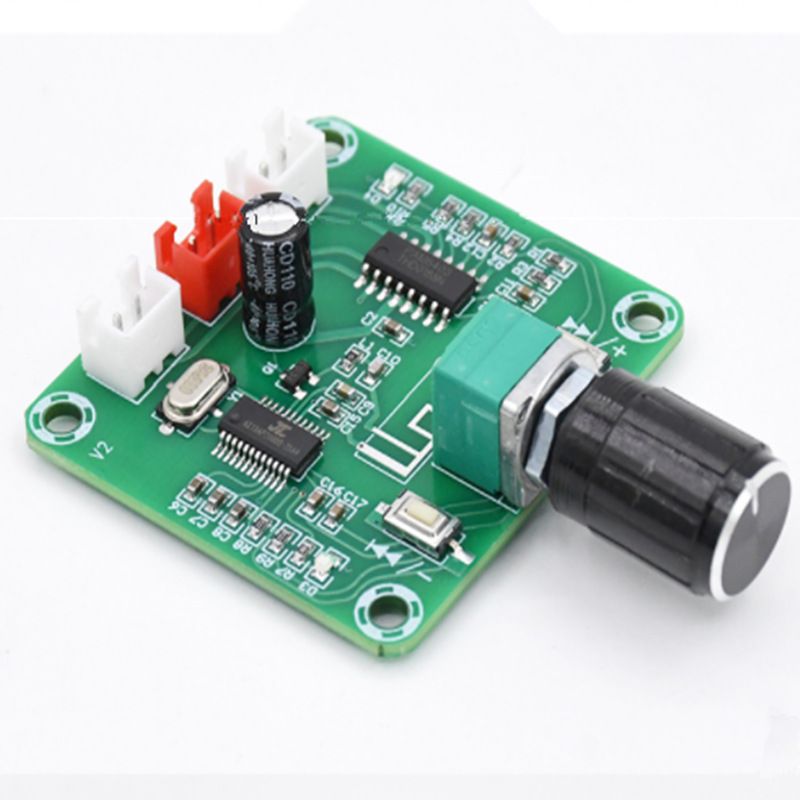 Carte amplificateur Bluetooth 5.0 XH-A158 PAM8403 5 W + 5 W 2.0 canaux amplificateur audio avec contrôle du volume pour haut-parleurs_voghion.com