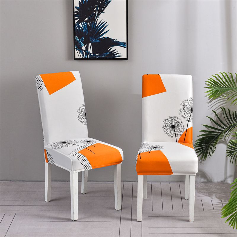 Coprisedie quadrati elasticizzati moderni – antiscivolo, antipolvere ed eleganti, adatti universalmente per casa e ufficio (set da 4)_voghion.com