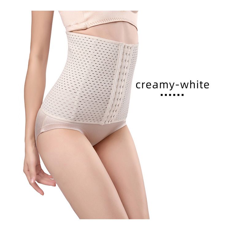 Women's Postpartum Belly Belt Four Seasons Hollow Three Breasted Belly Belt Exercise Belly Reduction Body Shaping Waist Belt_voghion.com