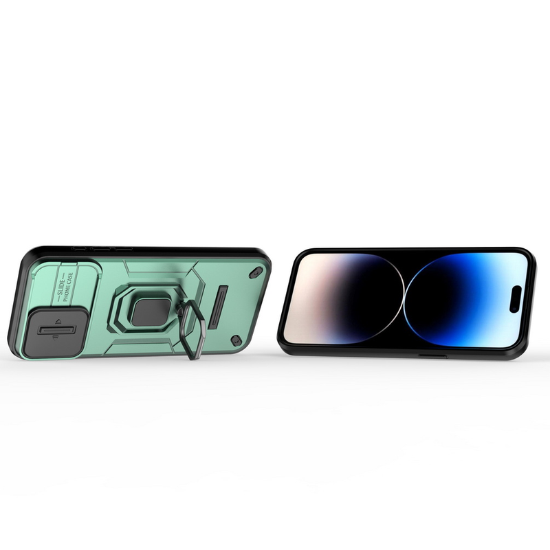 Skydekamera Lens beskyttelsescover til iPhone 15 Pro Max 14 Plus 14 Pro 13 Pro Max Metal Finger Ring Spænde Bilholder_voghion.com