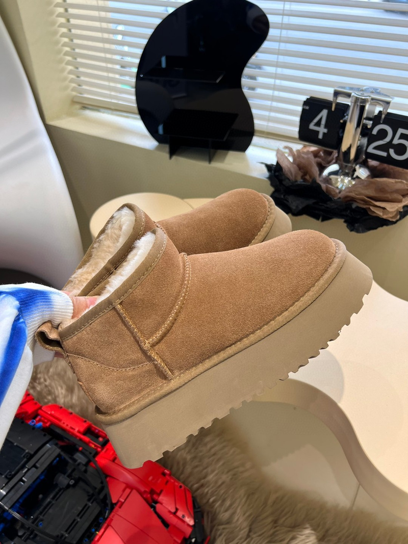 Designer Snow Boots Australia Mini Platform Boot Womens Tazz Slippers Tasman Slip-on Slides Winter Warm Booties Wool Suede Skin Shoes Ankle Bootes_voghion.com