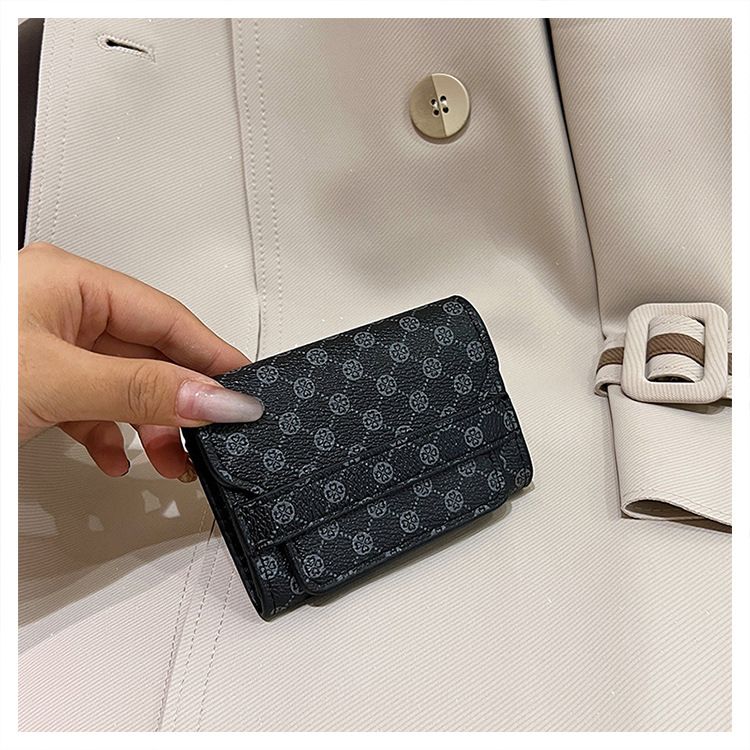 Damskie torby Trendy Wysokiej klasy Moda Nadruk Siatka Prosty Temperament Wszystko Dopasowane Mini Wielofunkcyjny Uchwyt na Karty_voghion.com