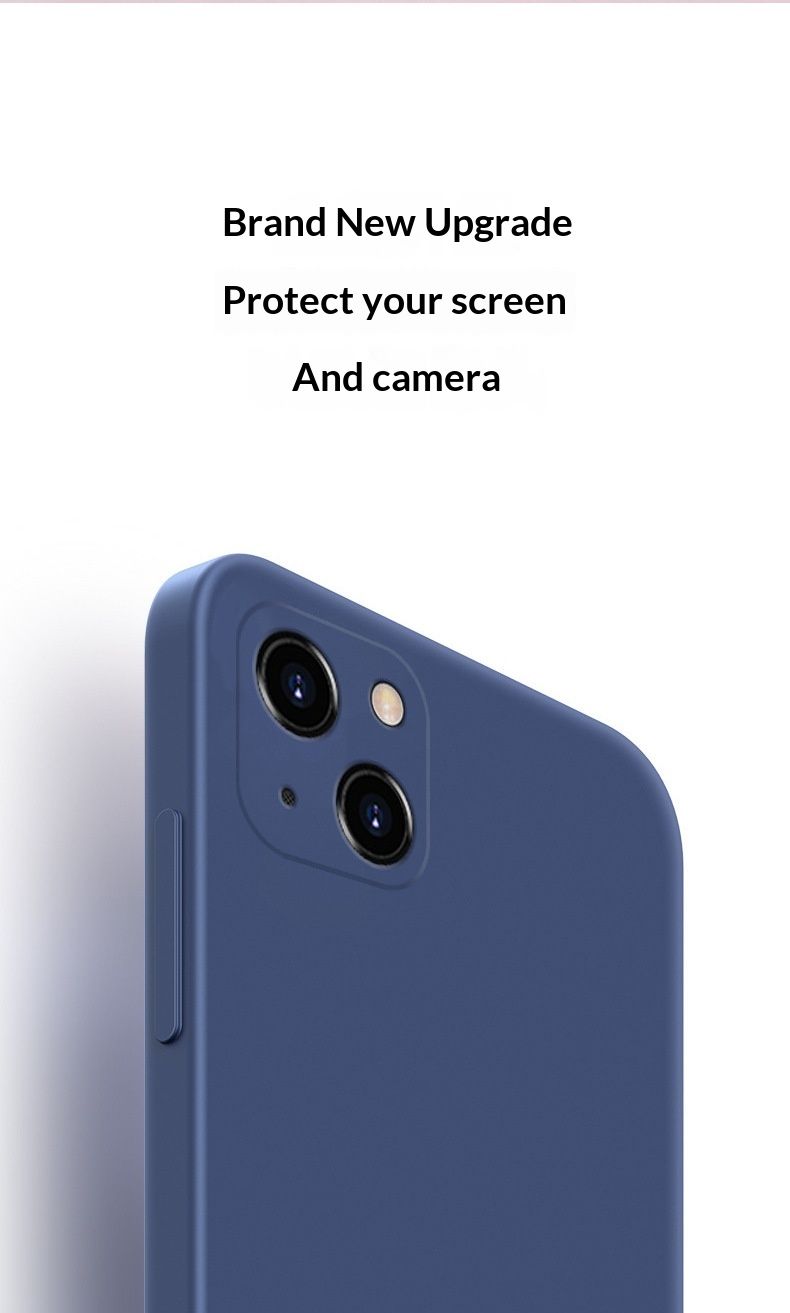 Suitable For 17pm Samsung Android Silicone Precision Hole Full Coverage Lens Material Liquid Phone Case_voghion.com