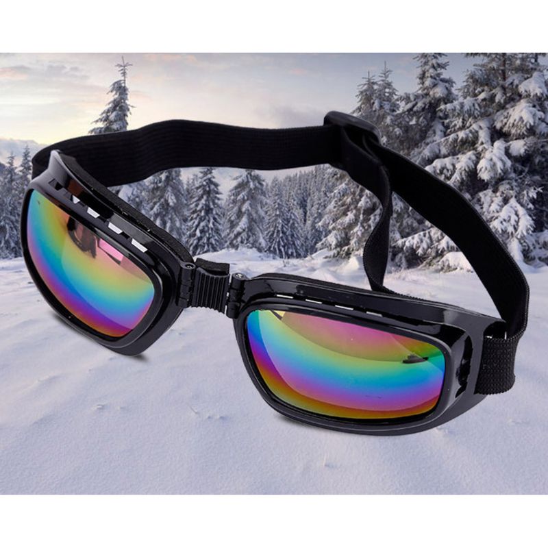 Self-produced Protective Foldable Foam Sandproof Glasses Outdoor UV Protection Ski Goggles_voghion.com