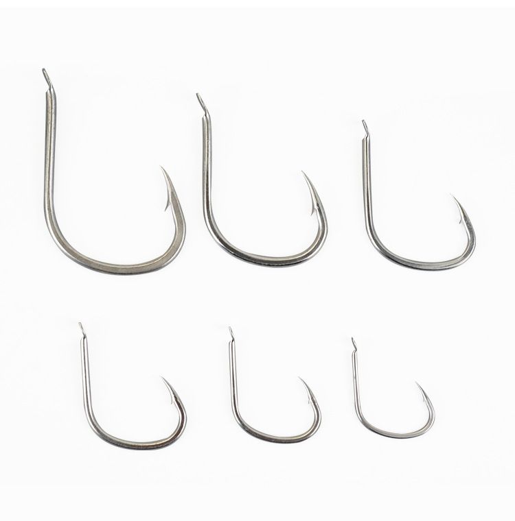 PIKE Hooks High Carbon Steel Fishing Hooks Slow Pitch Fishing Hooks Tin-plated Rust-proof Bulk Lures Iron Plate Sea Fishing Big Fish Hooks Deep Sea_voghion.com